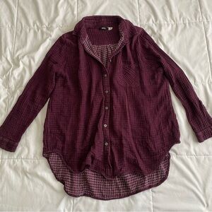 Urban Outfitters BDG Plaid Flannel Button Down Shirt